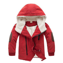 Load image into Gallery viewer, Elbow Padded Hooded Coat
