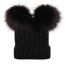 Load image into Gallery viewer, Double Pom Pom Unisex Beanie
